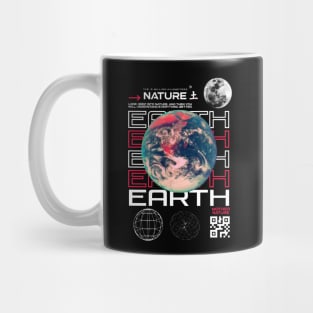 Earth Sci Fi Streetwear Design Mug